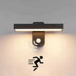 applique murale led moderne noire 30w 24w 18w 12w clips tactileextérieurhydrofugue
