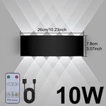 lampe murale led moderne noire interrupteur tactile charge usb chambre cuisine