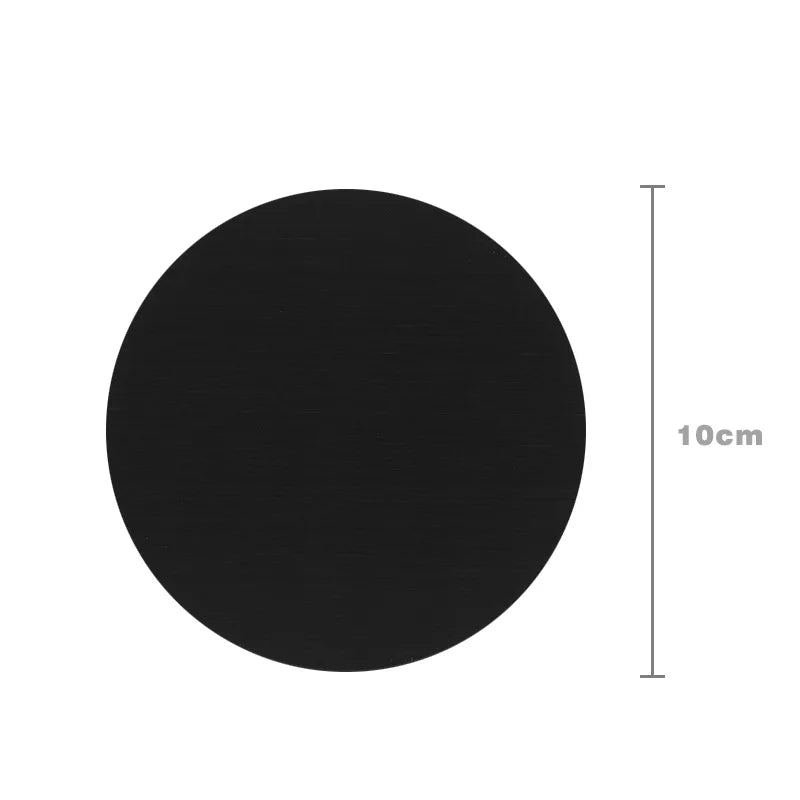 coasters acier inoxydable anti chauffe étanches or gris noir moderne