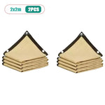 toile protection solaire beige rayures noires moderne patio pergola jardin anti uv 2x2m 2x4m