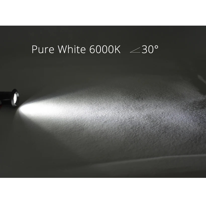spot led intérieur moderne 1w noir blanc argent 20mm 12v 265v led driver