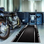 tapis sol antidérapant polyester hexagonal moderne noir gris garage atelierintérieur moto résistant usure