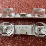 ruban led blanc lisse moderne 6v 81cm 10pcs connecteur grille dimensions télévision