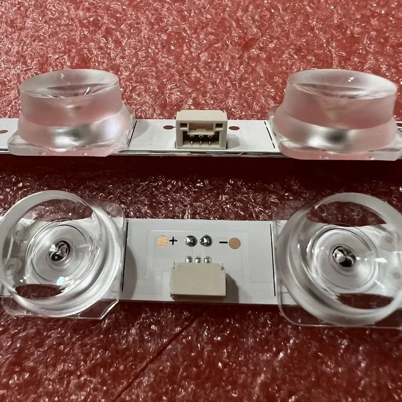 ruban led blanc lisse moderne 6v 81cm 10pcs connecteur grille dimensions télévision