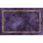 tapis violet moderne polypropylène bordure dorée texture douce 80x120cm salon chambre violet doré