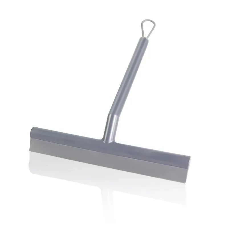 nettoyant vitre poignée longue brosse plate caoutchouc noir gris clips moderne minimaliste
