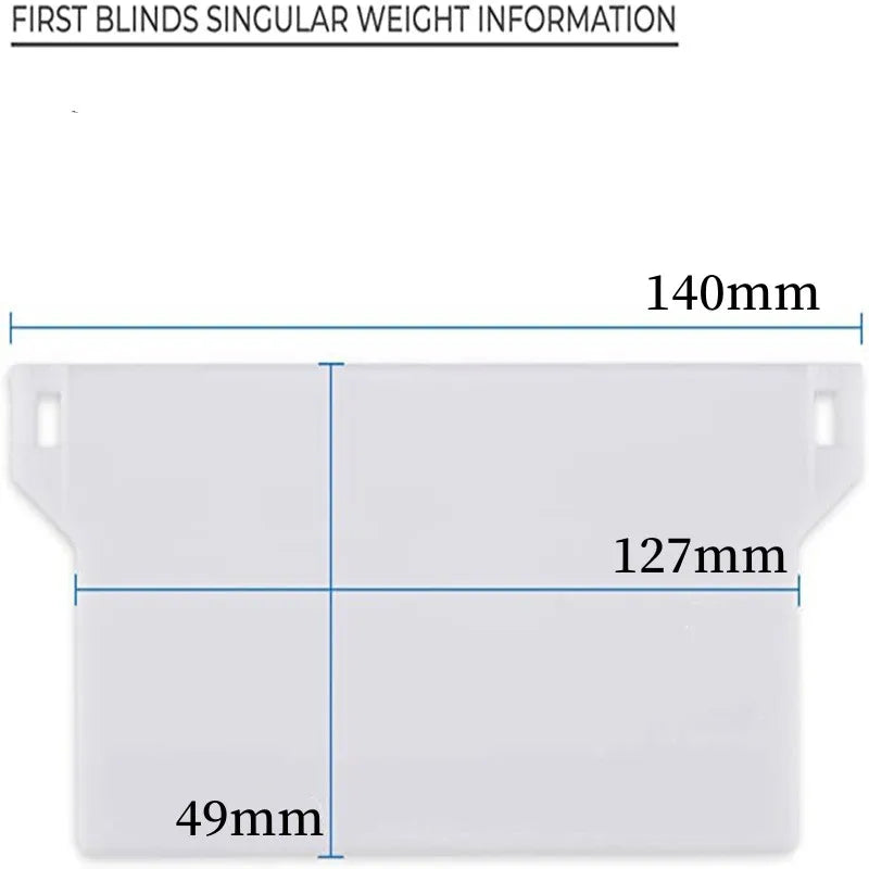 plaque plastique poids lamelles store vertical accessoire remplacement blanc moderne minimaliste extérieure