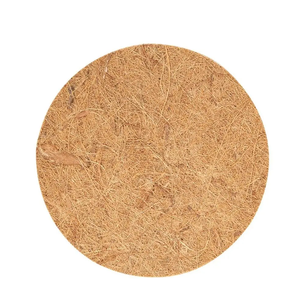anneau paillage arbre marron clair fibres naturelles non uniformes opacité naturel rustique trou central