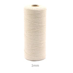 corde macramé coton blanc naturel tissage doux traditionnel artisanal 100m 200m