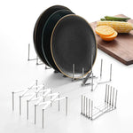 support couvercle acier inoxydable extensible multifonctionnel assiettes bol rangement cuisine utilitaire minimaliste