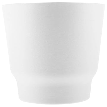 pots fleurs suspendus mural bleu gris blanc texturé moderne grille drainage vis jardin
