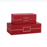 boîtes bijoux cuir gris élégantes fixation dorée rangement coiffeuse opaques