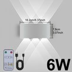 lampe murale led moderne noire interrupteur tactile charge usb chambre cuisine