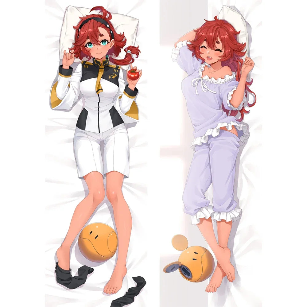 housse coussin dakimakura anime personnage dessin animé décorative lit sofa grande taille violette