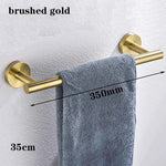 porte serviettes bain mural acier inoxydable noir mat moderne salle bain