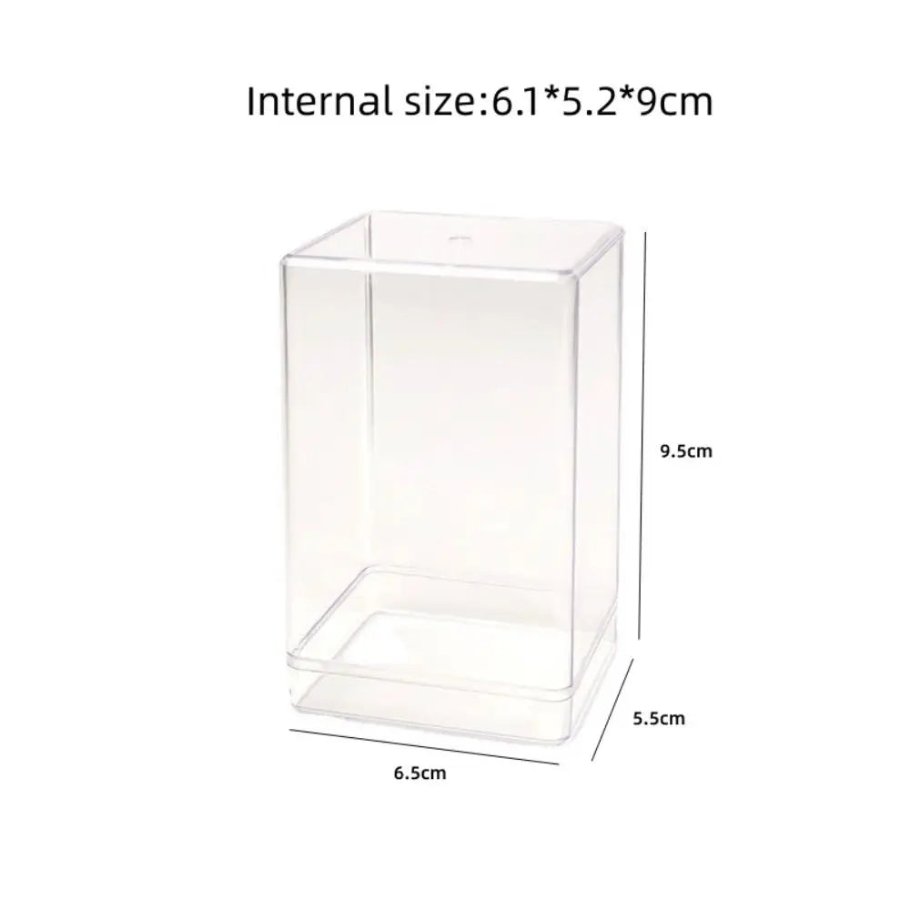 présentoirs transparents empilables moderne boîtes petites peluches support vert
