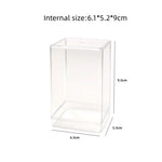 présentoirs transparents empilables moderne boîtes petites peluches support vert