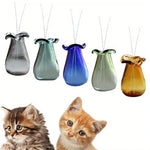 vases modernes transparents marron bleu gris vert décoration maison