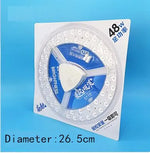 anneau lumineux led blanc moderne 12w 18w 24w 36w 48w vis connecteur électrique