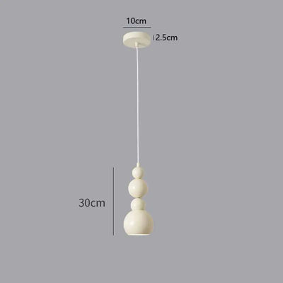 suspension lumineuse moderne minimaliste blanc beige rose sphères imbriquées scandinave suspension câble