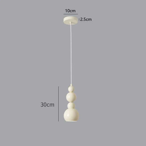 suspension lumineuse moderne minimaliste blanc beige rose sphères imbriquées scandinave suspension câble