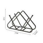 porte serviettes moderne or noir géométrique contemporain minimaliste métal serviettes