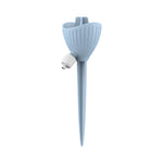 arroseur automatique goutteur lent valve ajustable bouteille universelle moderne bleu clair ridges verticales insertion