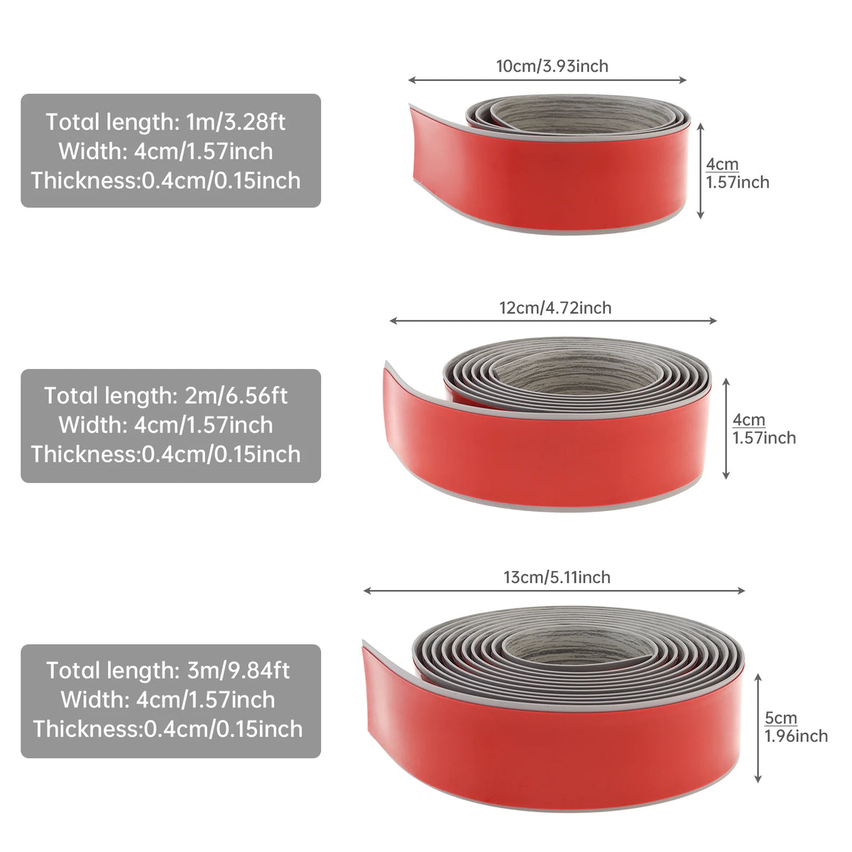 ruban protection plancher adhésif aspect bois moderne couleur rouge beige gris guide taille couteau