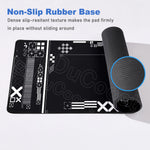 tapis souris csgo graphique noir rose bleu violet durable anti dérapant gaming hd print