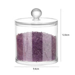 boîte rangement cosmétique transparente plastique cotons lingettes maquillage bijoux salle