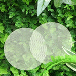 filet protection pot fleur blanc maille fine adhésif pratique utilitaire drainage 10cm 7.5cm 5cm