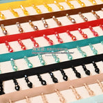 rubans décoratifs pendantes mariage bleu noir rose vert marron beige