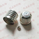 adaptateurs ampoules argentés moderne e14 e27 e40 fixations oeilllets sans soudure