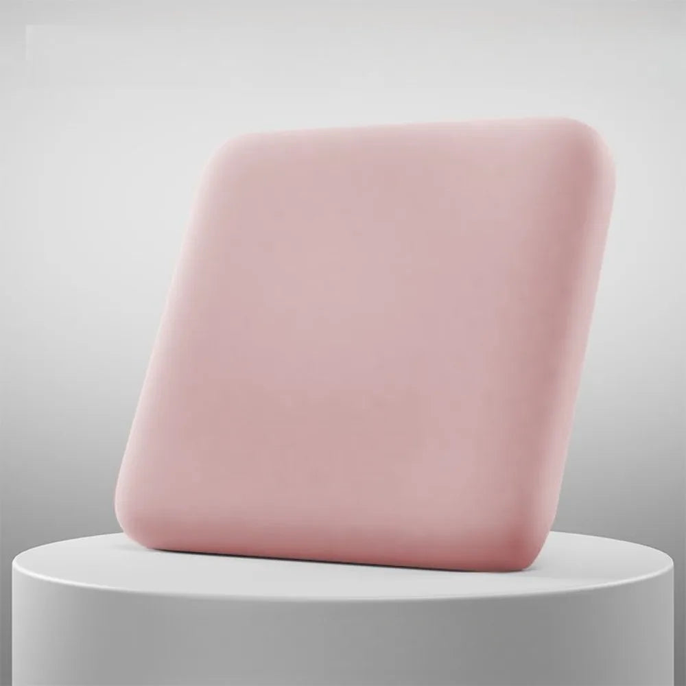 coussin chaise gris rose uni moderne 35x35cm 40x40cm 45x45cm polyester coton doux