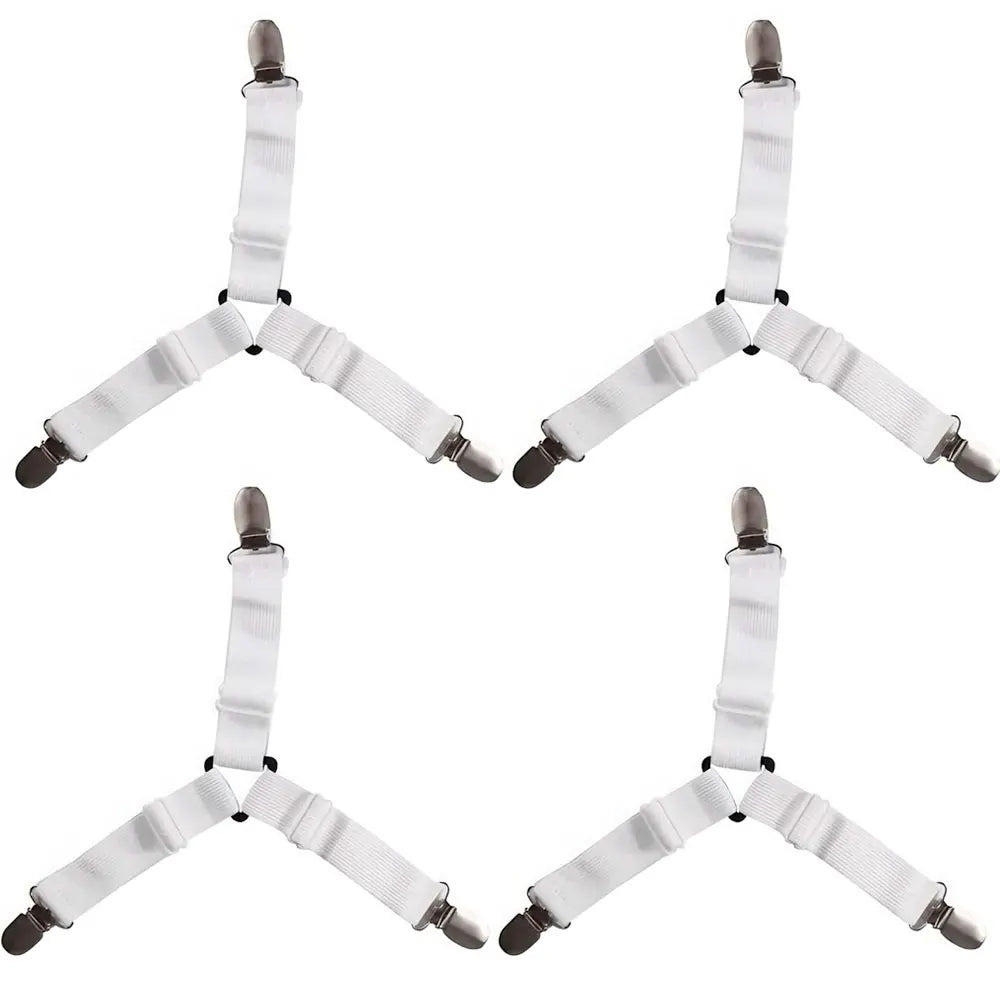 sangles lit élastiques clips métalliques noir blanc réglables moderne chambre coucher sécurité confort horizontal