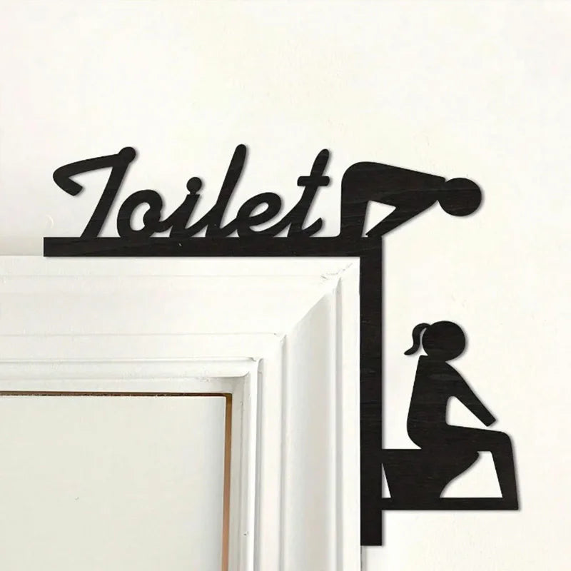 décoration murale moderne plaque noire silhouettes humaines adhésive minimaliste 24cm 18cm chambre salon
