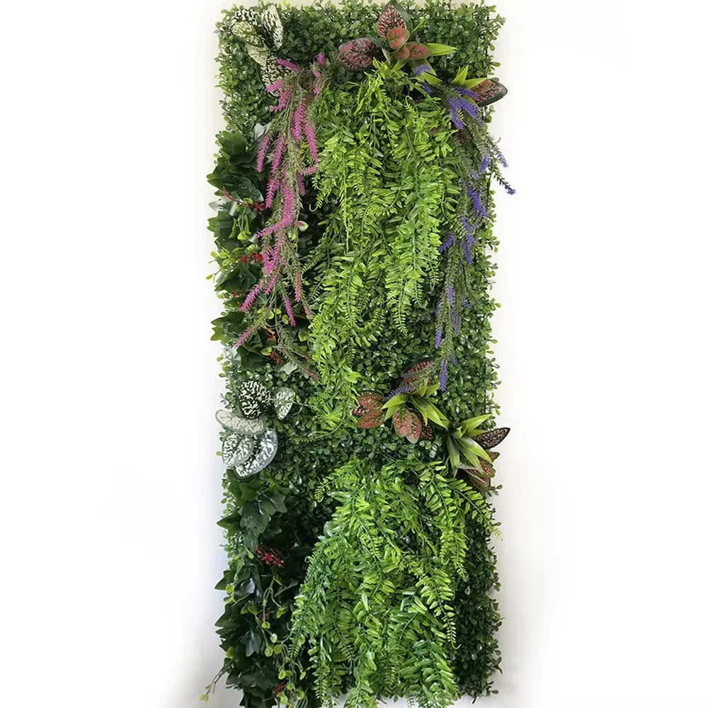 mur végétal artificiel feuillage dense plante décorative jardin extérieur intérieur décoration murale moderne vert