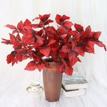 bouquet roses artificielles feuilles modernes décoration intérieure extérieur anniversaire mariage valentin chrismas minimaliste