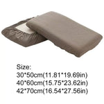 housse coussin coton polyester rayures vertes moderne fixée 30x50cm 40x60cm 42x70cm