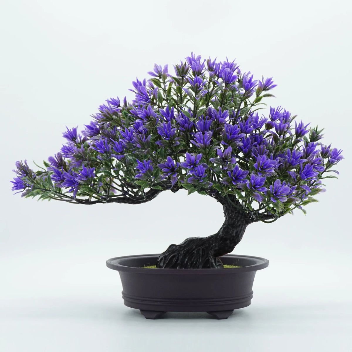 plante bonsaï artificielle pot vert rose violet décoration intérieur maison objet