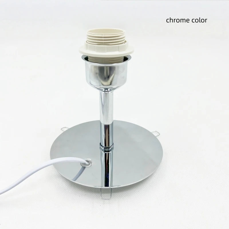 support lampe table moderne cable electrique douille e27 vase ceramique