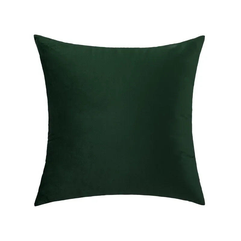 coussins décoratifs modernes nordique vert olive motif plissé texture polyester 45x45cm