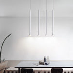 Lampes suspendues modernes cylindriques cloche noir blanc minimaliste chambre salon étude