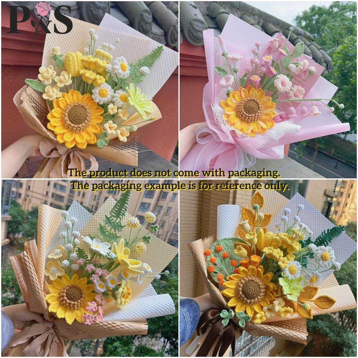 bouquet main fleurs artificielles jaunes blanches vertes intérieur mariage anniversaire decoration