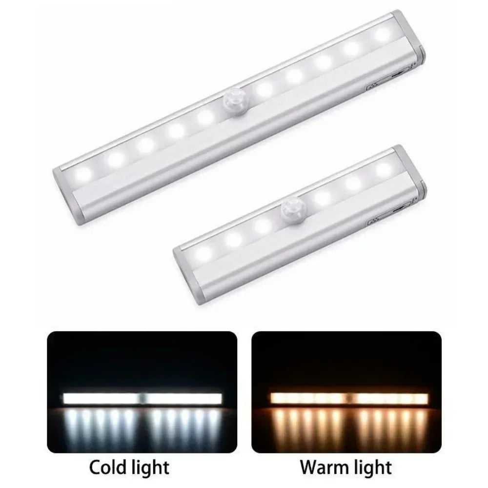 lampes led détecteur mouvement adhésif aimant moderne minimaliste batteries aaa