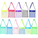 sac main pliable polyester rose bleu vert maille moderne casual boutons pression poignées amovibles