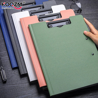 Presse-papiers A4 vert avec clip mural