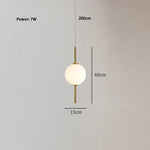 lumière suspendue moderne verre opalescent tête lit décorative chambre minimaliste