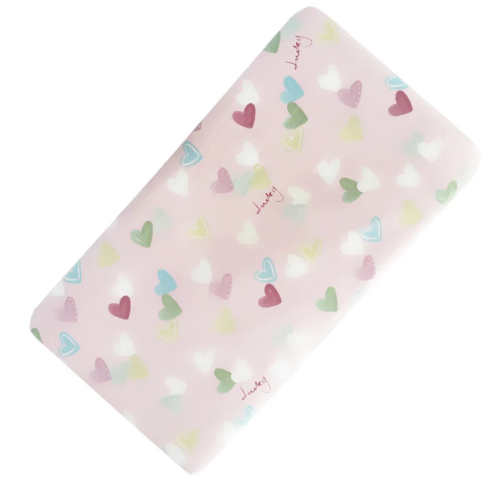 draps housses coton bébé enfant dessins animés fusées étoiles animaux triangles 130x70cm