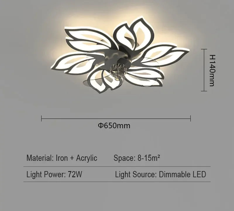 plafonnier moderne or noir feuilles stylisées led télécommande flux lumineux 2000 82000 tension 110